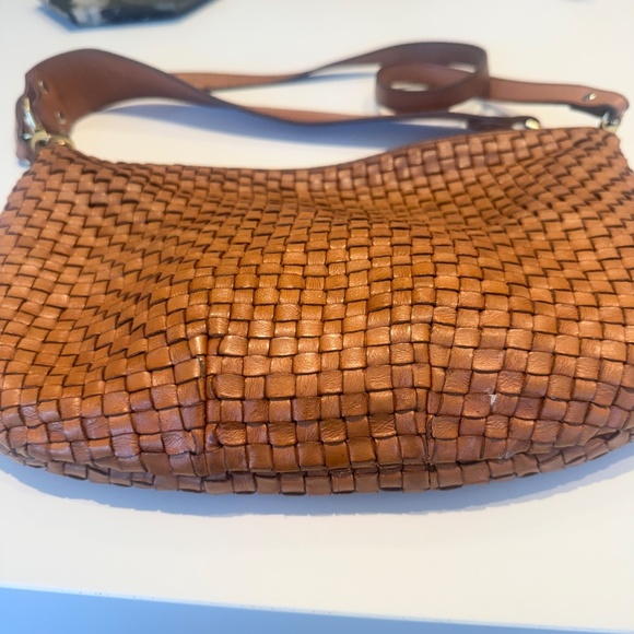 Clare V Moyen Messenger - Natural Woven Checker - Picture 3 of 9